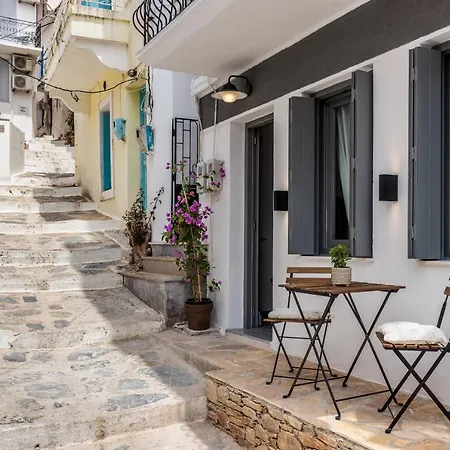 The Grey Skopelos Town